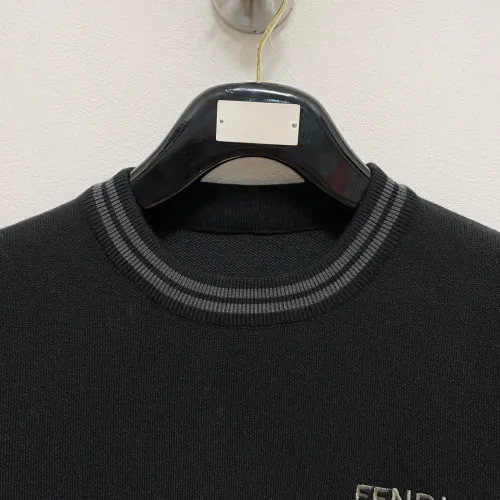 Replica Fendi Sweaters Long Sleeved For Men #1412719 $85.00 USD for Wholesale
