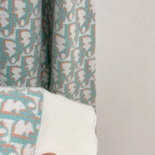 Replica Christian Dior Sweaters Long Sleeved For Men #1412728 $85.00 USD for Wholesale