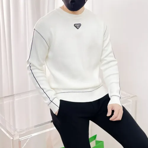 Replica Prada Sweaters Long Sleeved For Men #1412831 $76.00 USD for Wholesale