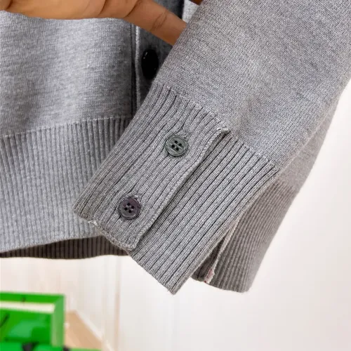 Replica Thom Browne TB Sweaters Long Sleeved For Men #1412841 $72.00 USD for Wholesale