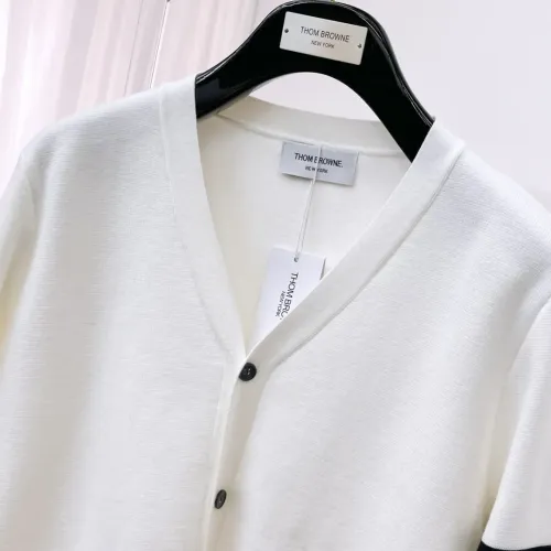 Replica Thom Browne TB Sweaters Long Sleeved For Men #1412843 $98.00 USD for Wholesale