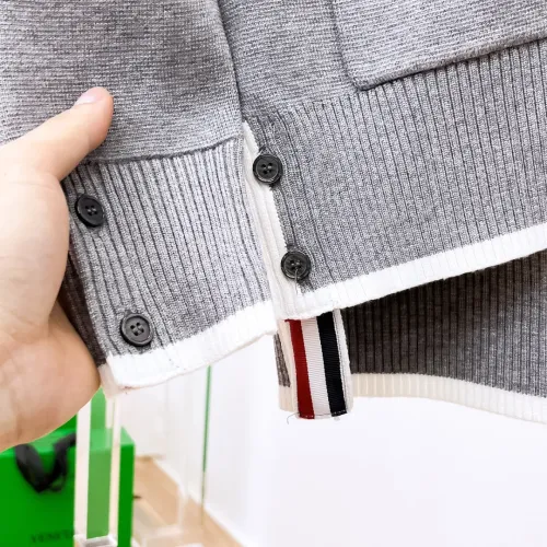 Replica Thom Browne TB Sweaters Long Sleeved For Men #1412844 $98.00 USD for Wholesale