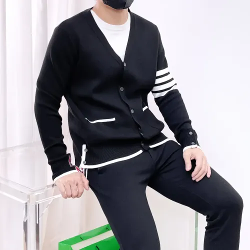 Replica Thom Browne TB Sweaters Long Sleeved For Men #1412846 $98.00 USD for Wholesale
