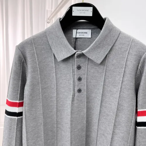 Replica Thom Browne TB Sweaters Long Sleeved For Men #1412848 $85.00 USD for Wholesale