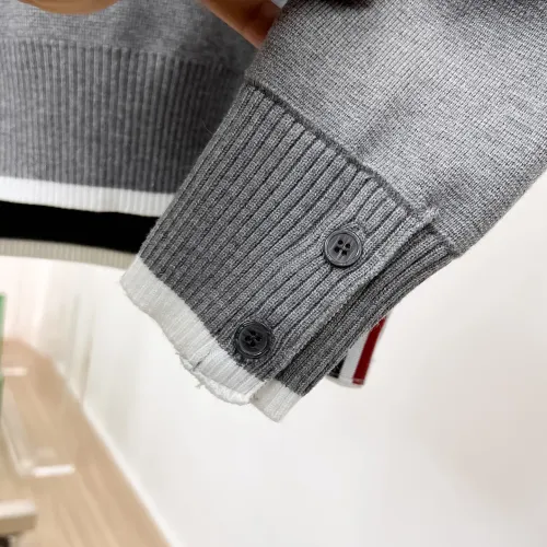 Replica Thom Browne TB Sweaters Long Sleeved For Men #1412855 $85.00 USD for Wholesale