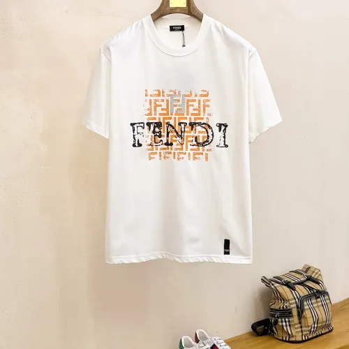 Cheap Fendi T-Shirts Short Sleeved For Men #1412938, $$60.00 USD On Fendi T-Shirts