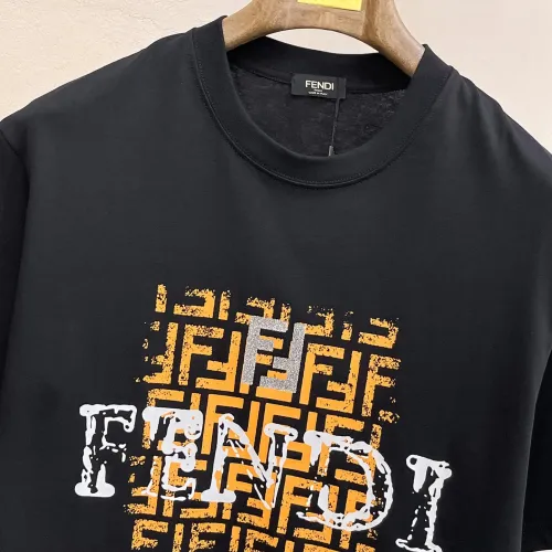 Replica Fendi T-Shirts Short Sleeved For Men #1412939 $60.00 USD for Wholesale