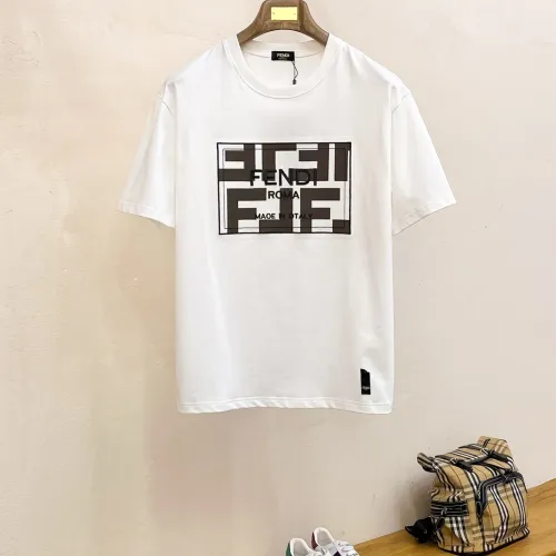 Cheap Fendi T-Shirts Short Sleeved For Men #1412940, $$60.00 USD On Fendi T-Shirts