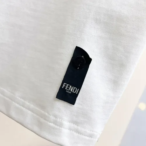 Replica Fendi T-Shirts Short Sleeved For Men #1412940 $60.00 USD for Wholesale