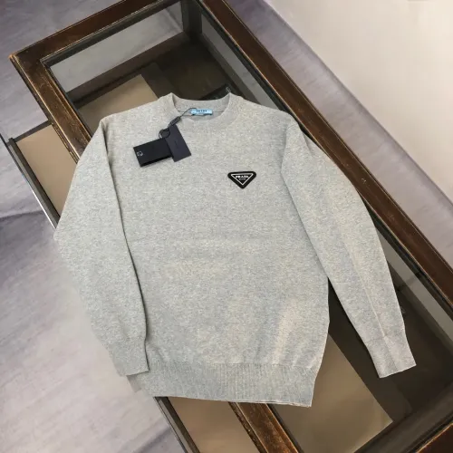 Cheap Prada Sweaters Long Sleeved For Unisex #1412976, $$42.00 USD On Prada Sweaters