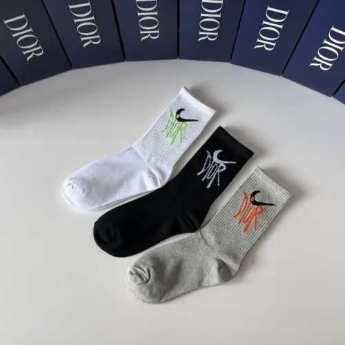 Replica Christian Dior Socks #1413117 $29.00 USD for Wholesale