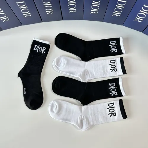 Replica Christian Dior Socks #1413120 $29.00 USD for Wholesale