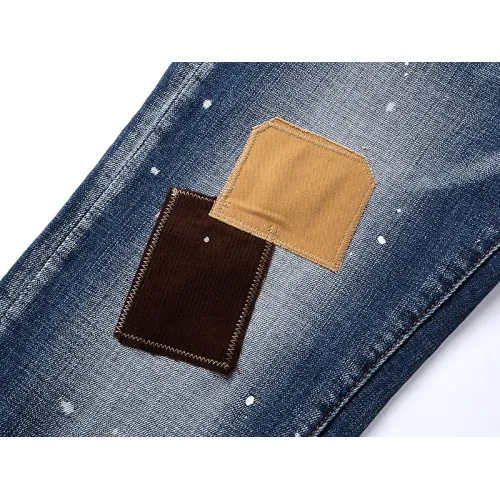 Replica Dsquared Jeans For Men #1413123 $56.00 USD for Wholesale