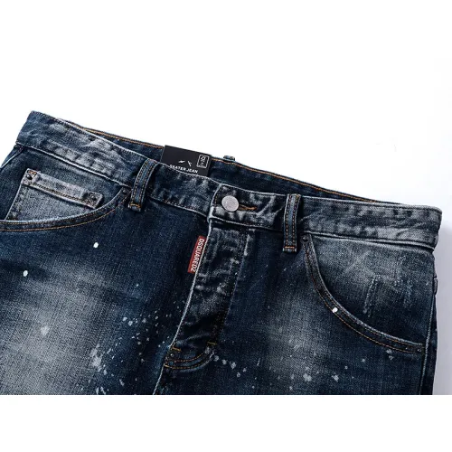 Replica Dsquared Jeans For Men #1413133 $56.00 USD for Wholesale