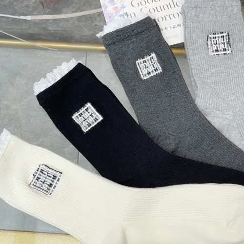 Replica MIU MIU Socks #1413138 $38.00 USD for Wholesale