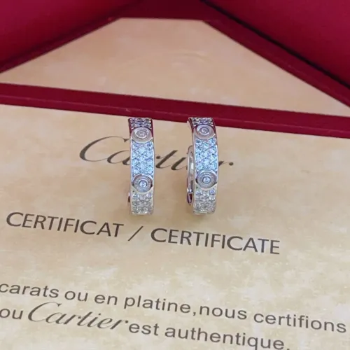 Replica Cartier Earrings For Women #1413168 $25.00 USD for Wholesale