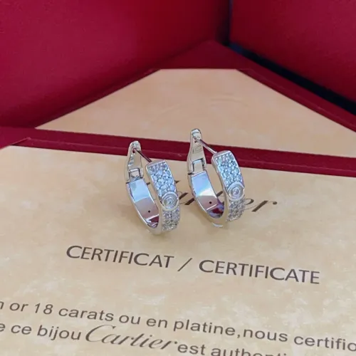 Replica Cartier Earrings For Women #1413168 $25.00 USD for Wholesale