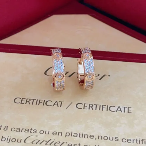 Replica Cartier Earrings For Women #1413169 $25.00 USD for Wholesale