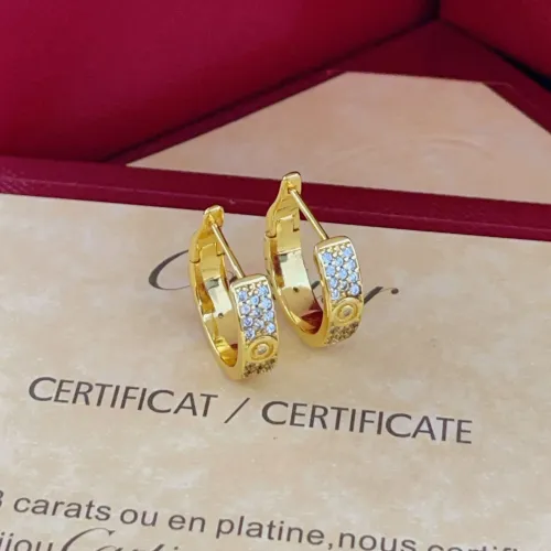 Replica Cartier Earrings For Women #1413170 $25.00 USD for Wholesale