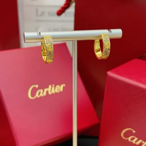 Replica Cartier Earrings For Women #1413170 $25.00 USD for Wholesale