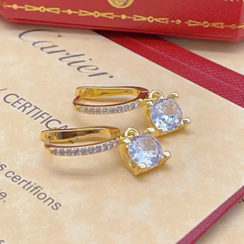 Replica Cartier Earrings For Women #1413173 $27.00 USD for Wholesale