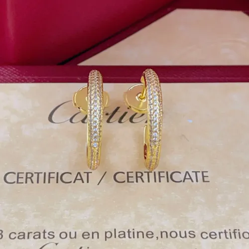 Replica Cartier Earrings For Women #1413178 $27.00 USD for Wholesale