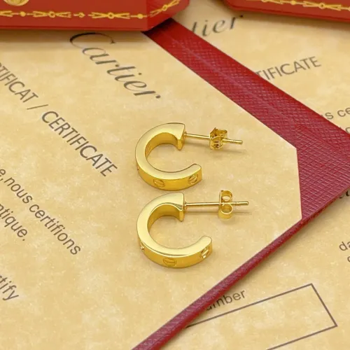 Replica Cartier Earrings For Women #1413181 $29.00 USD for Wholesale