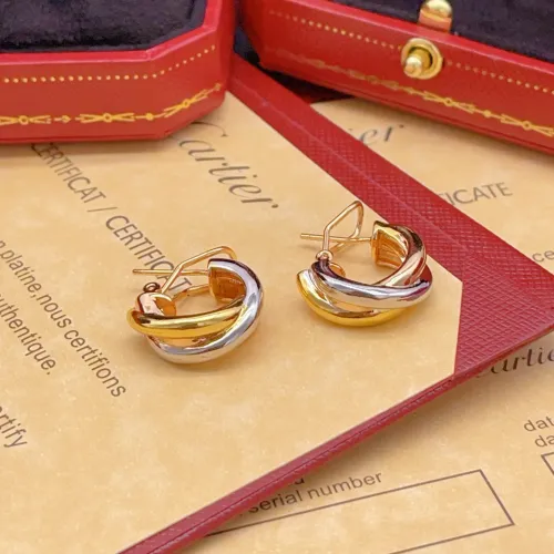 Replica Cartier Earrings For Women #1413186 $34.00 USD for Wholesale