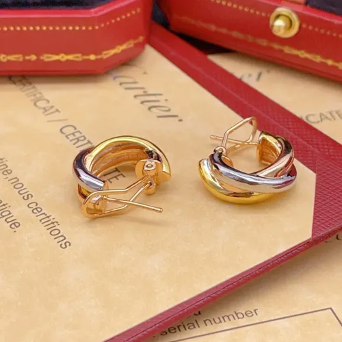 Replica Cartier Earrings For Women #1413186 $34.00 USD for Wholesale