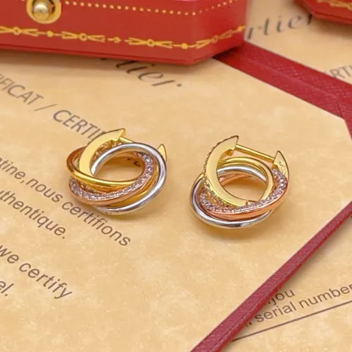 Replica Cartier Earrings For Women #1413187 $32.00 USD for Wholesale