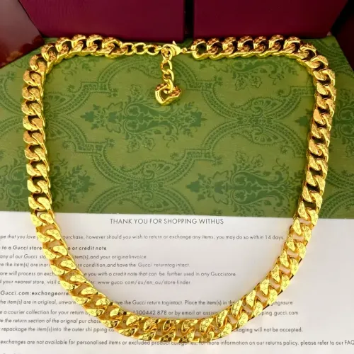 Cheap Gucci Necklaces #1413229, $$80.00 USD On Gucci Necklaces