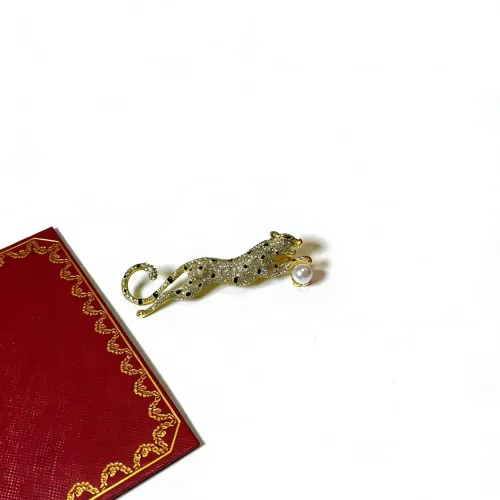 Replica Cartier Brooches For Women #1413258 $36.00 USD for Wholesale