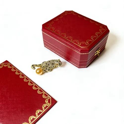 Replica Cartier Brooches For Women #1413259 $36.00 USD for Wholesale