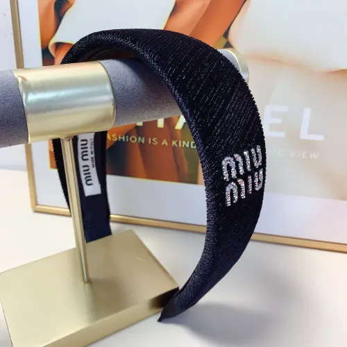 Replica MIU MIU Headband For Women #1413271 $25.00 USD for Wholesale