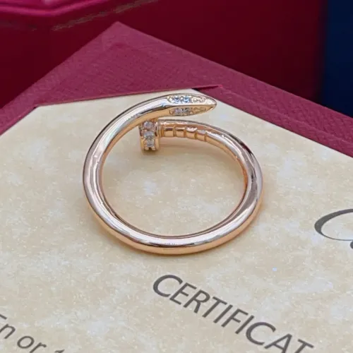 Replica Cartier Rings In Rose Gold For Women #1413374 $25.00 USD for Wholesale