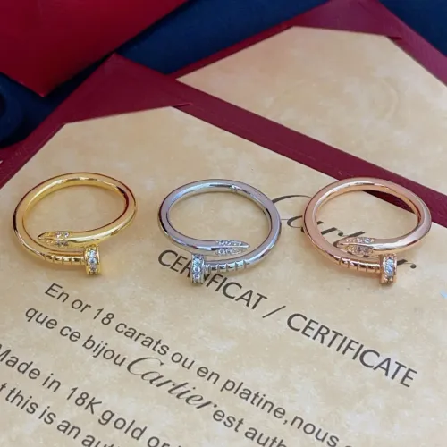 Replica Cartier Rings In Gold For Women #1413375 $25.00 USD for Wholesale