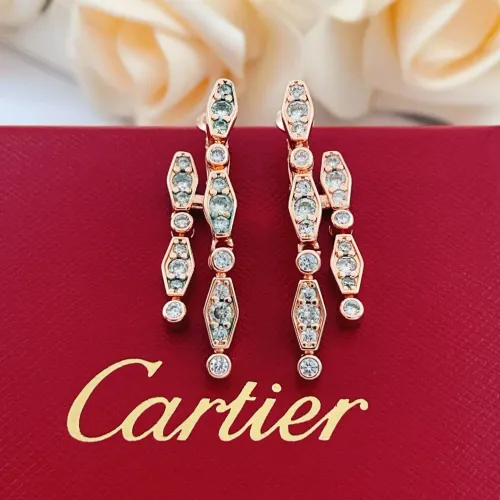 Replica Cartier Earrings For Women #1413430 $29.00 USD for Wholesale