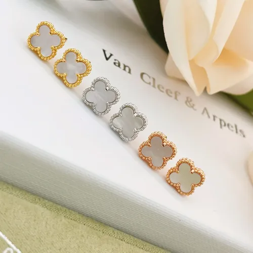 Replica Van Cleef & Arpels Earrings For Women #1413519 $25.00 USD for Wholesale