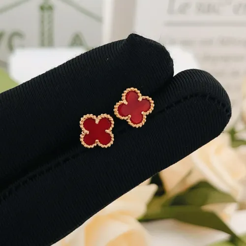 Replica Van Cleef & Arpels Earrings For Women #1413524 $25.00 USD for Wholesale