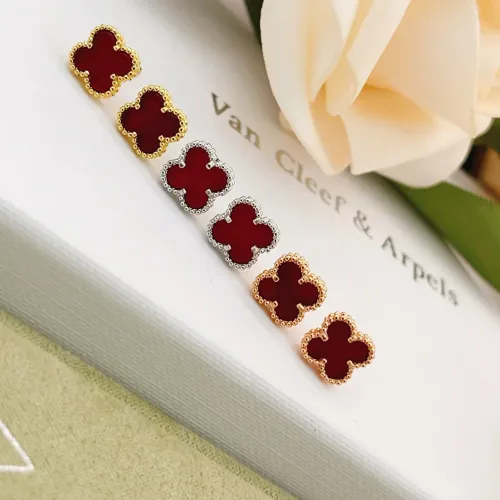 Replica Van Cleef & Arpels Earrings For Women #1413524 $25.00 USD for Wholesale