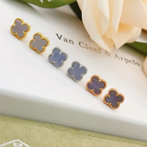 Replica Van Cleef & Arpels Earrings For Women #1413528 $25.00 USD for Wholesale