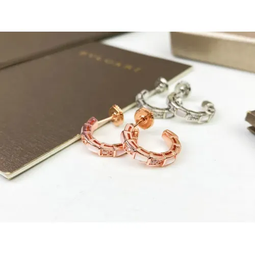 Replica Bvlgari Earrings For Women #1413574 $40.00 USD for Wholesale