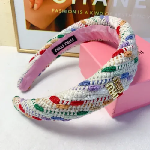 Replica MIU MIU Headband For Women #1413724 $25.00 USD for Wholesale