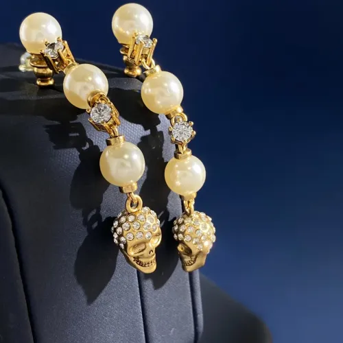 Replica Alexander McQueen Earrings For Women #1413766 $29.00 USD for Wholesale