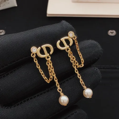 Replica Christian Dior Earrings For Women #1413908 $25.00 USD for Wholesale