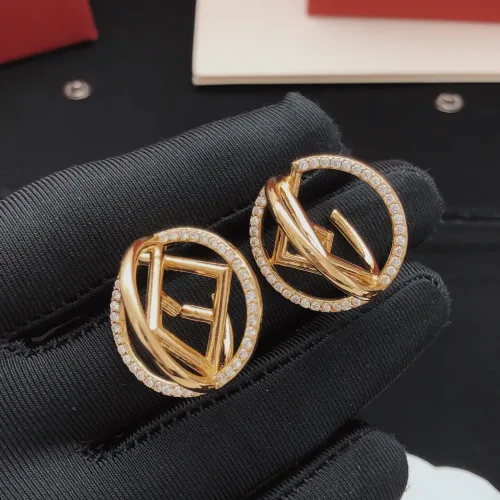 Replica Fendi Earrings For Women #1414023 $29.00 USD for Wholesale