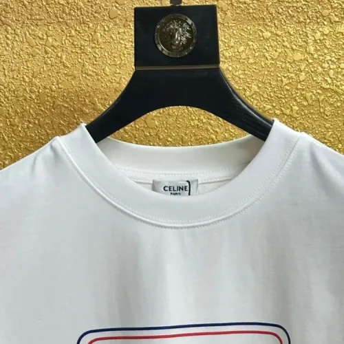 Replica Celine T-Shirts Short Sleeved For Unisex #1414046 $40.00 USD for Wholesale