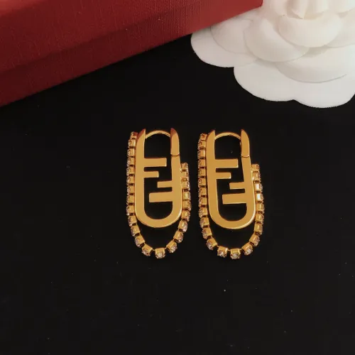 Replica Fendi Earrings For Women #1414087 $29.00 USD for Wholesale