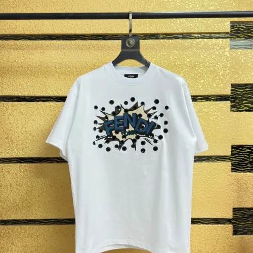 Cheap Fendi T-Shirts Short Sleeved For Unisex #1414105, $$45.00 USD On Fendi T-Shirts