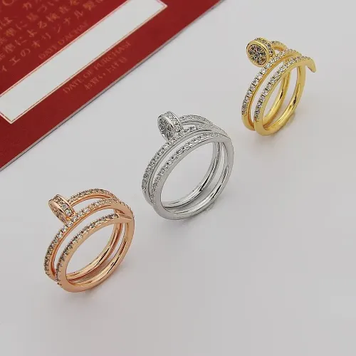 Replica Cartier Rings In Rose Gold #1414170 $25.00 USD for Wholesale